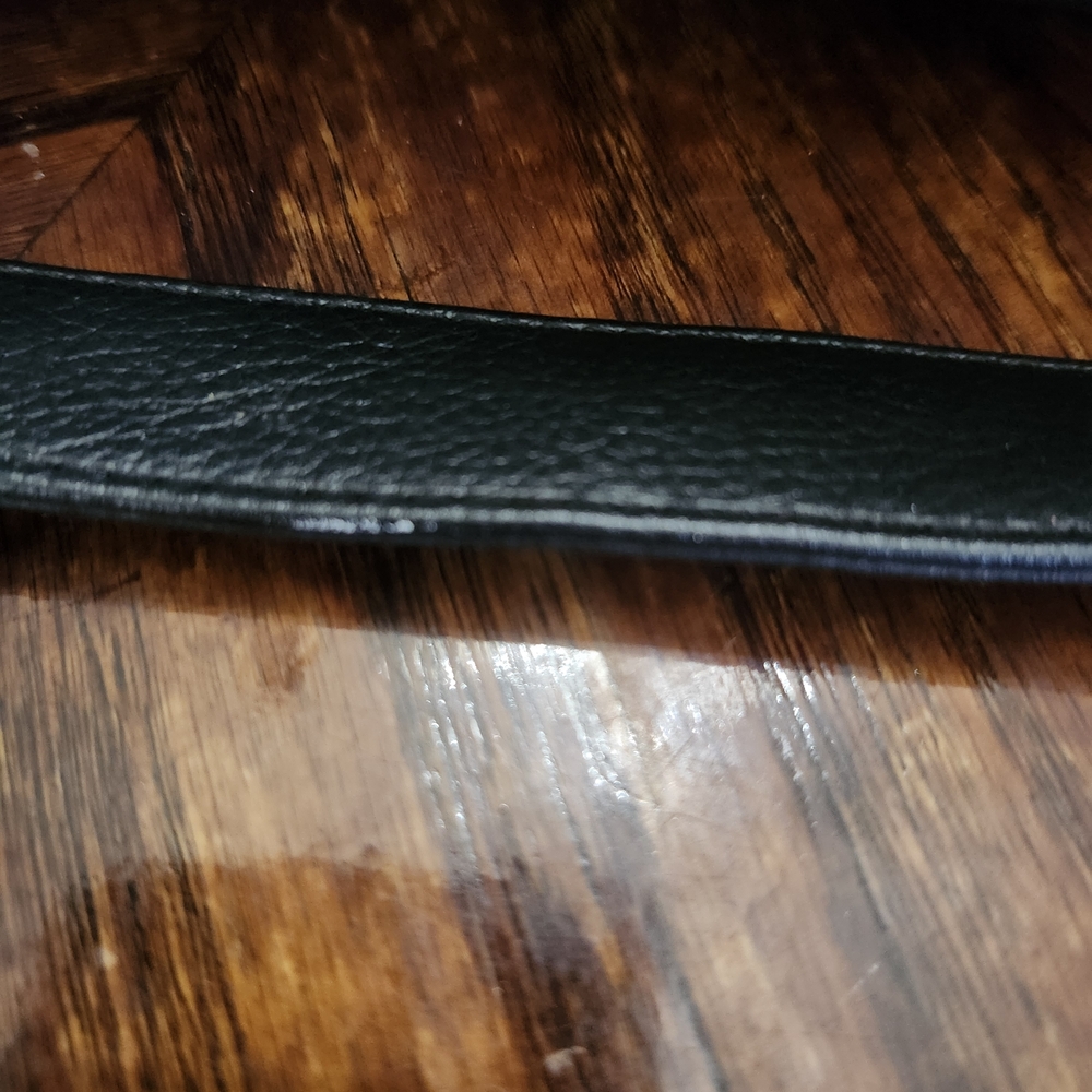 Vintage Black Pebble Genuine Leather Rolfs Shoulder Bag Purse - Picture 11 of 14